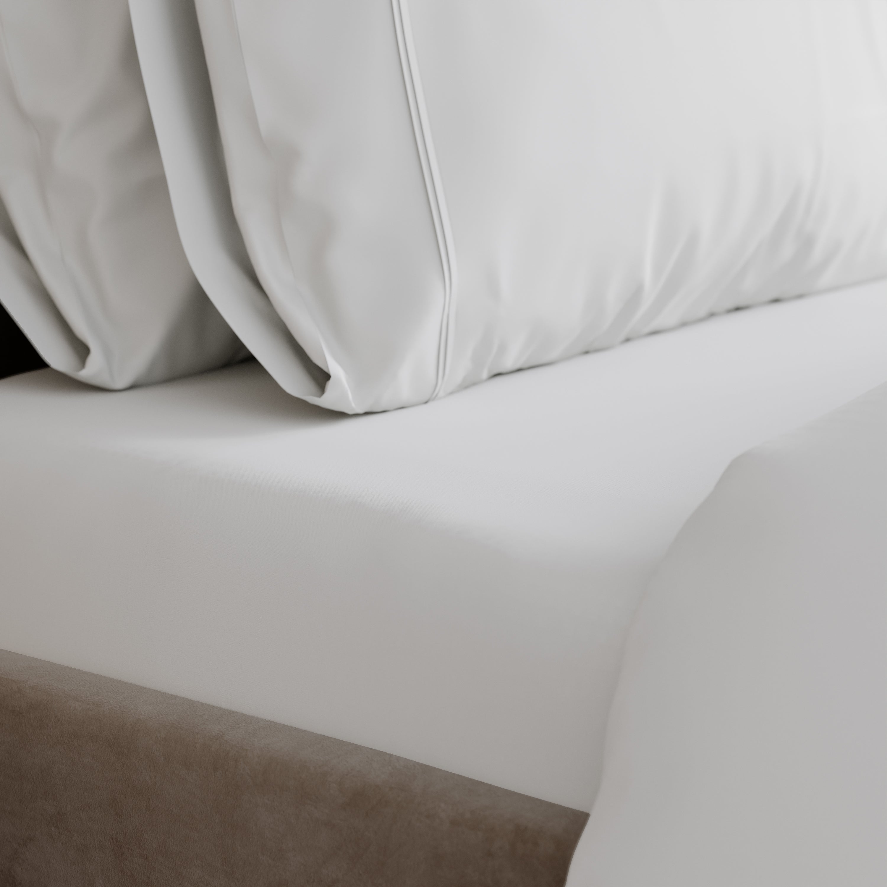 King Bedsheet - Luxe Hotel Satin Soft Cotton - 1200 Thread Count