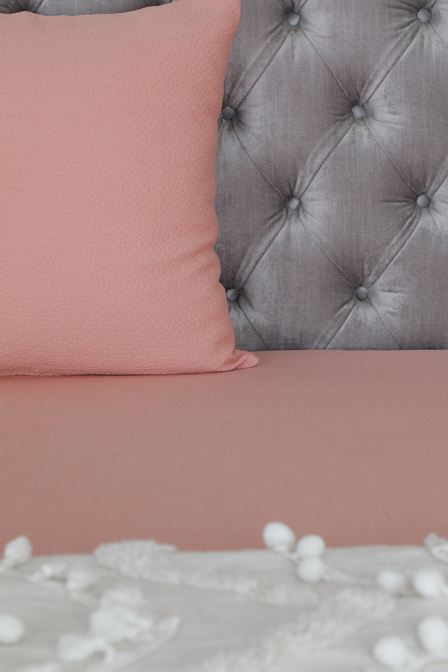 Pebble Quartz pink Bedspread Set
