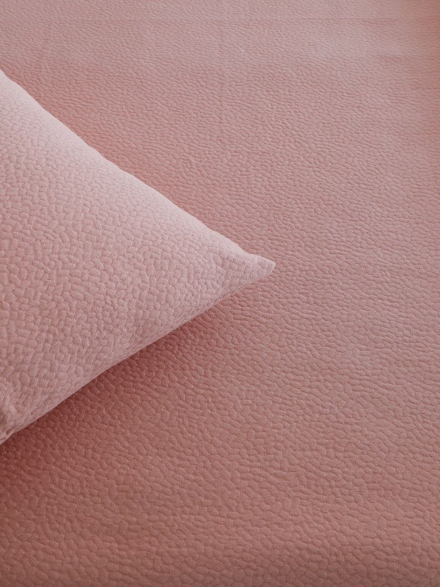 Pebble Quartz pink Bedspread Set
