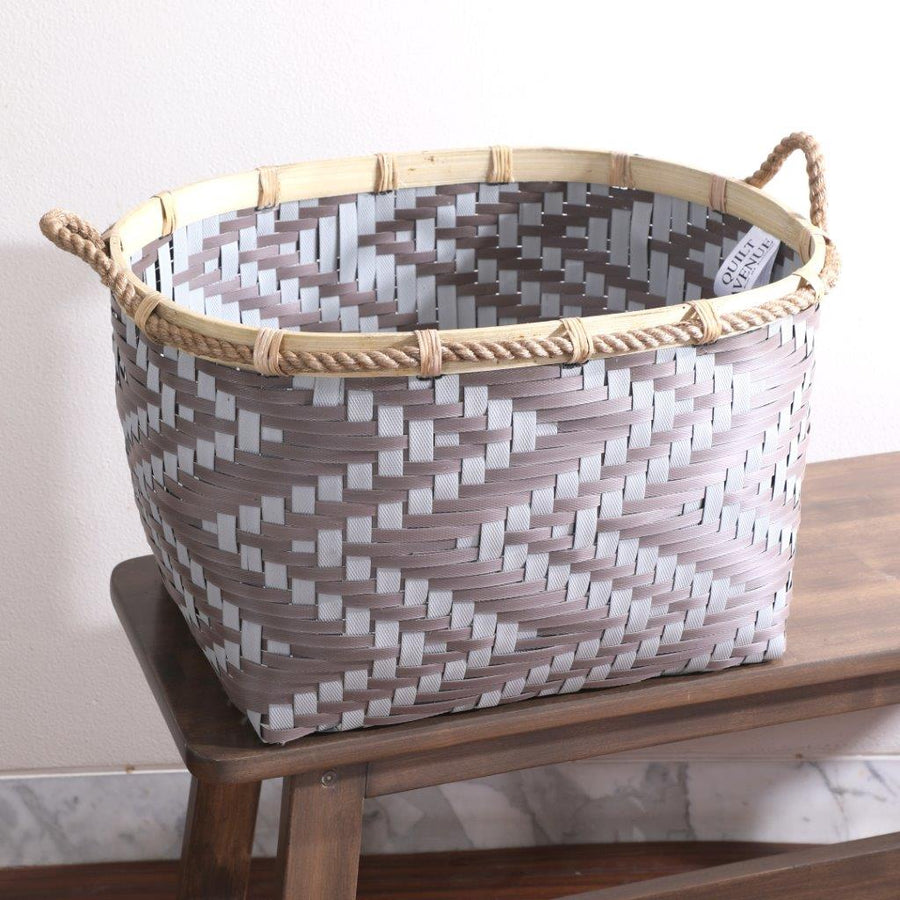 Bamboo Container Bodrum Brown Basket - Large