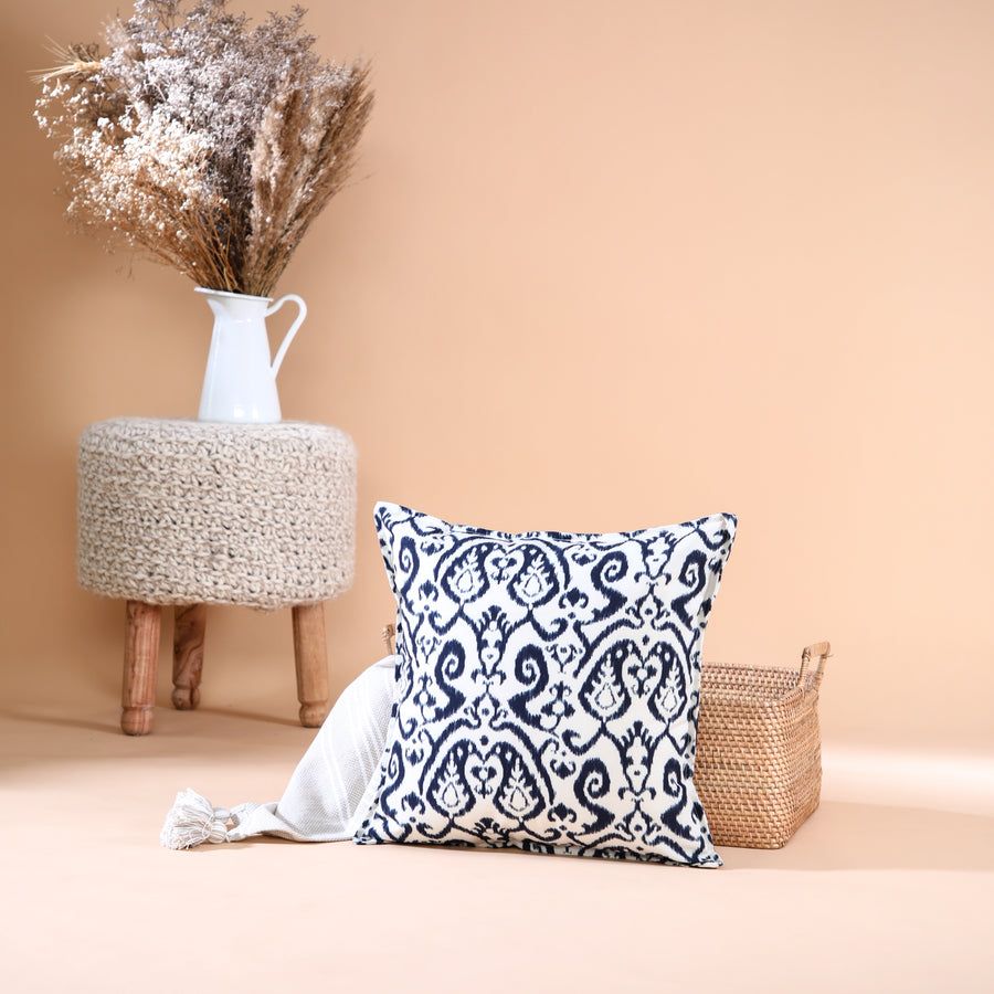 Trink Ikat Printed Cushion Cover - Water and Sun Resistant
