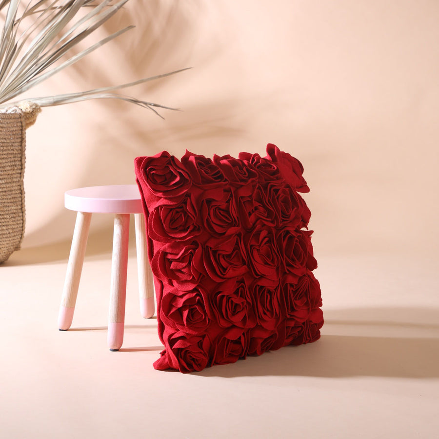 Garden Roses Red Cushion Cover