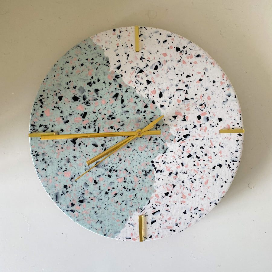 Handmade Terrazzo Clock