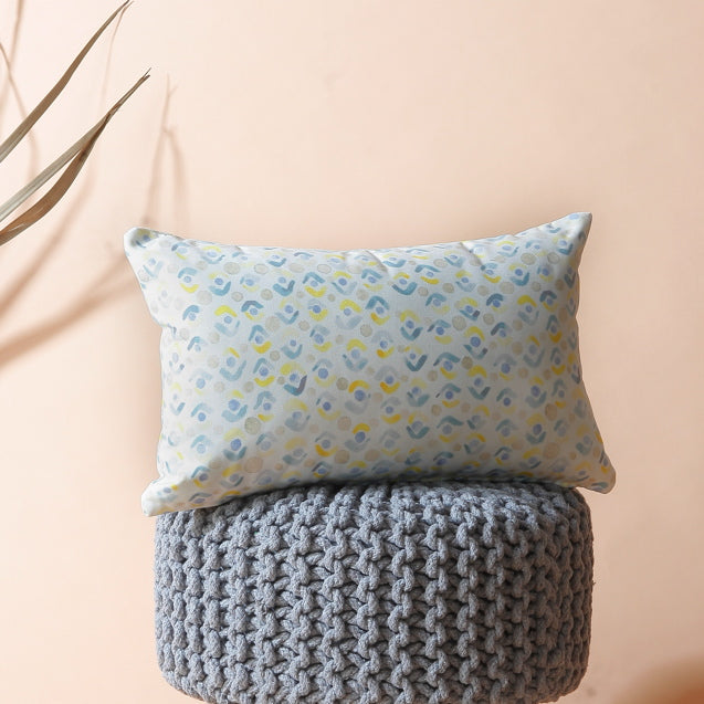 Lemon Rere Printed Cushion Cover - Water and Sun Resistant