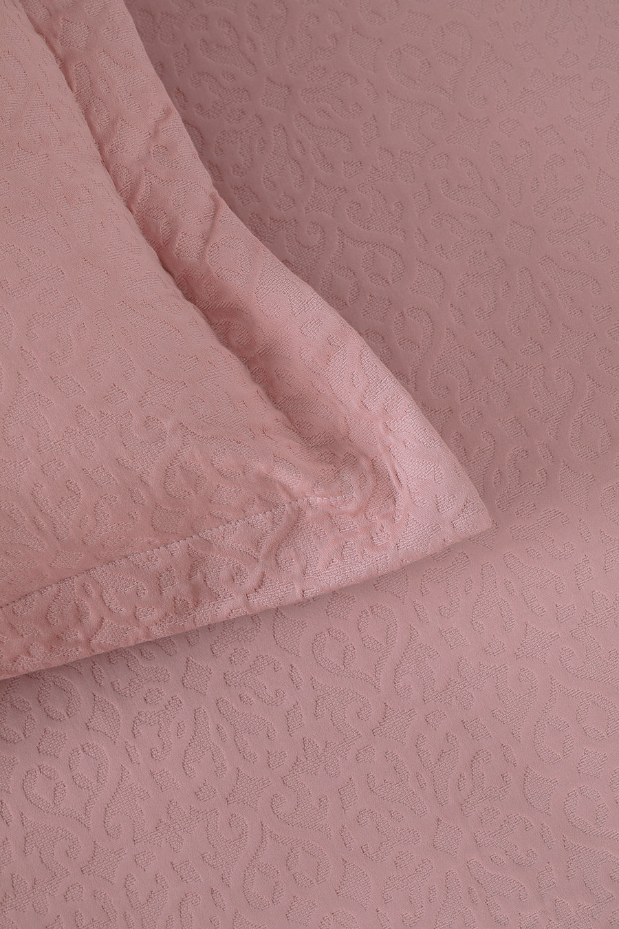 Lattice Blush Pink Bedspread Set