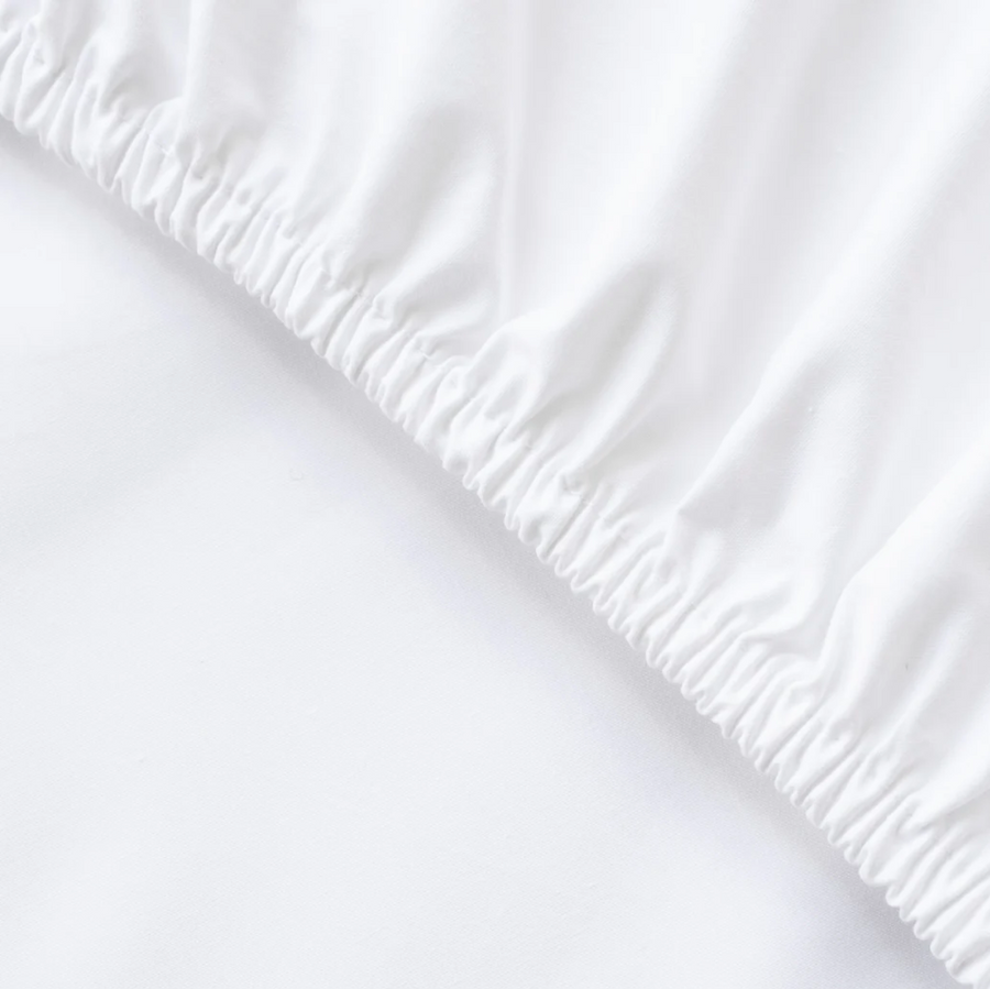 King - Fitted Bedsheet - Luxe Hotel Satin Soft Cotton - 1200 Thread Count