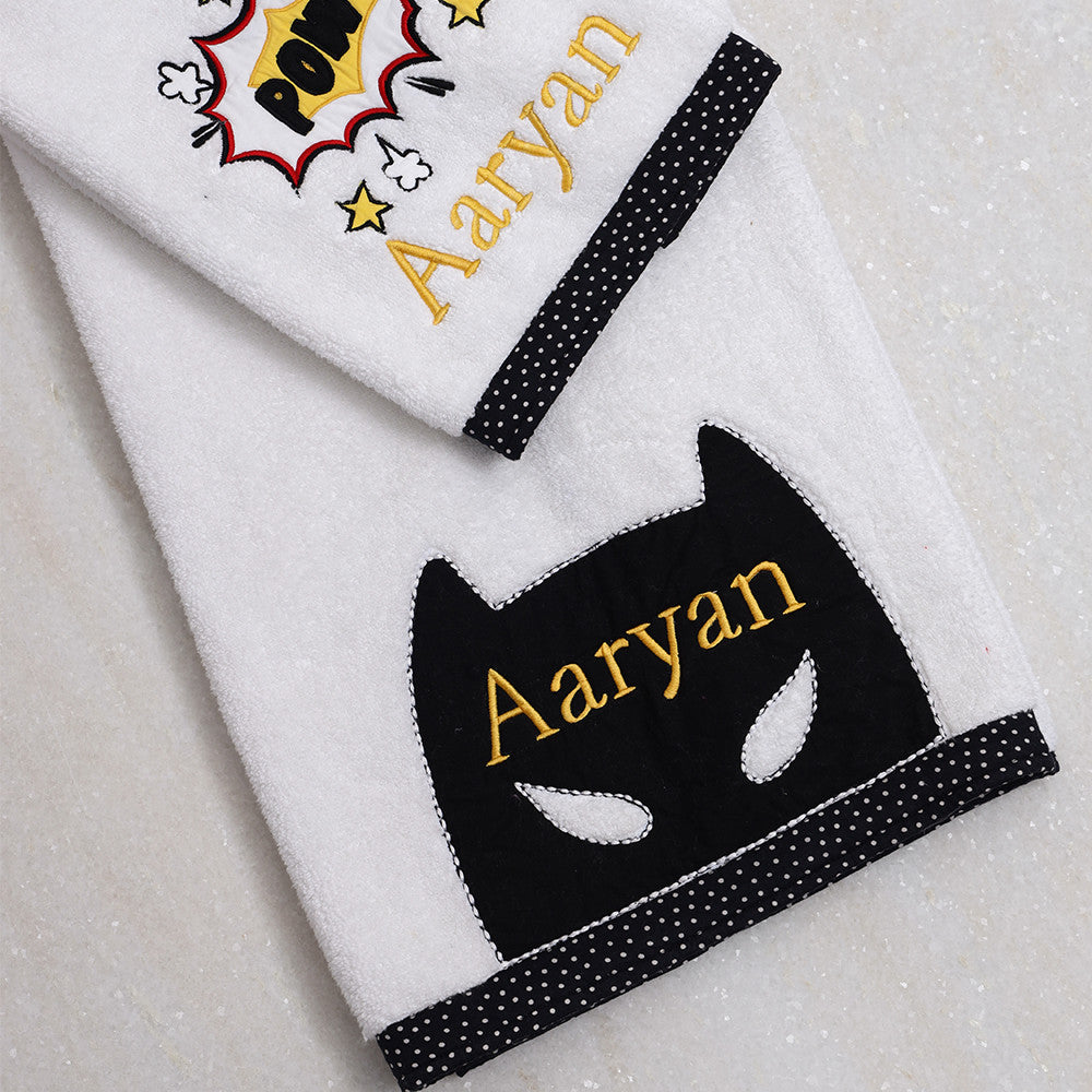 Superhero hand store towels