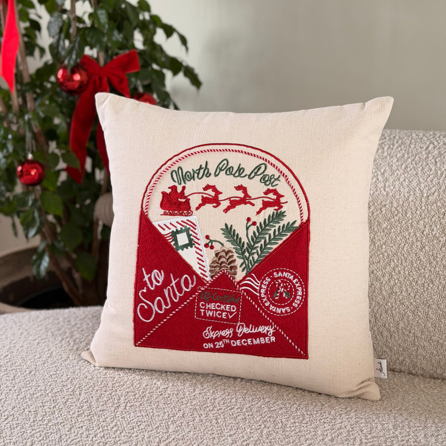 Speed post to Santa Cushion cover