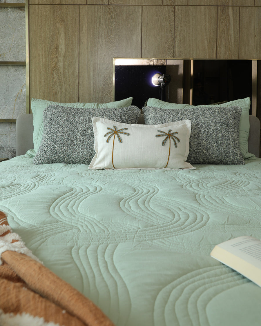 Shore Sage Quilted Bedspread  / Coverlet Set