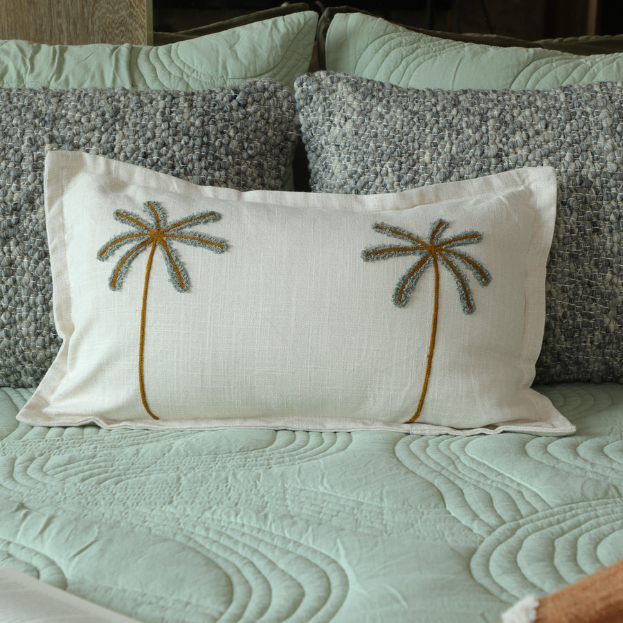Linen tropics Cushion Cover