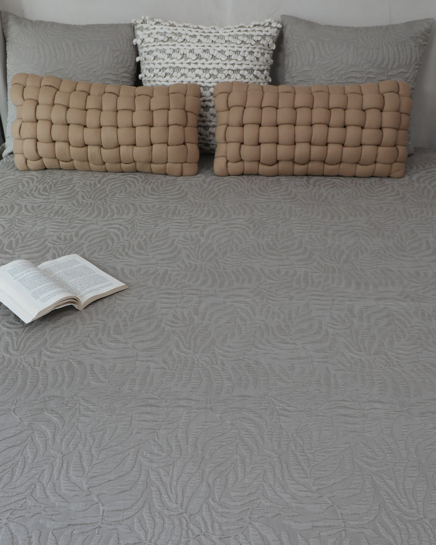 Fern Taupe Bedspread Set