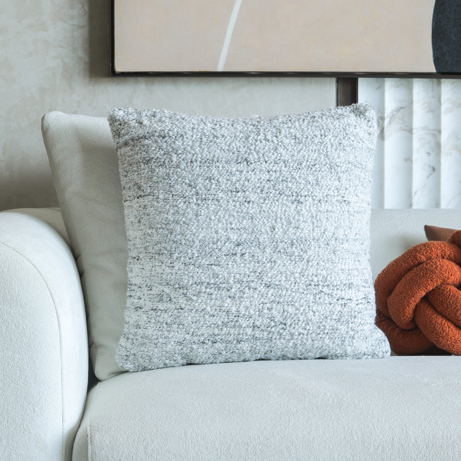 Melange Boucle Grey Cushion Cover