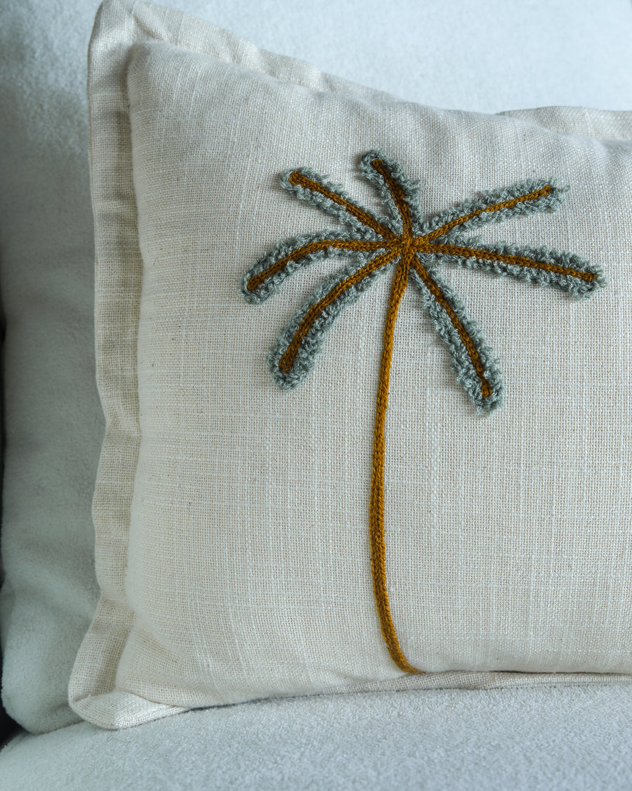 Linen tropics Cushion Cover