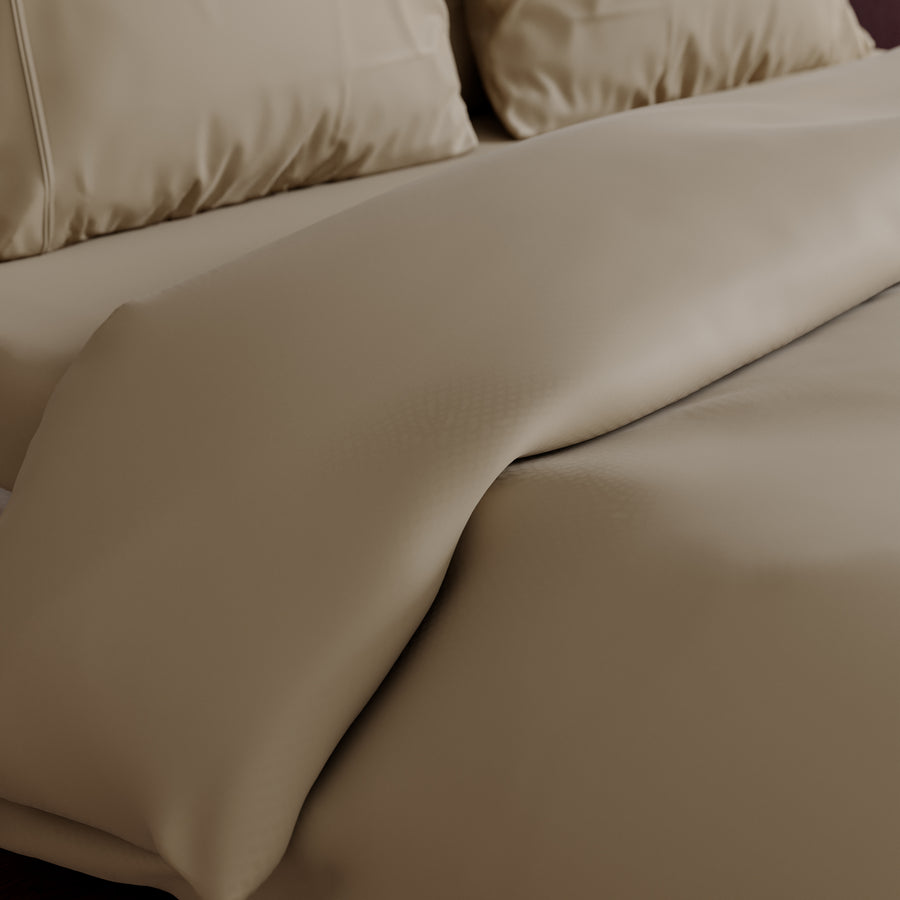 Single Duvet Cover - Luxe Hotel Satin Soft Cotton - 1200 Thread Count