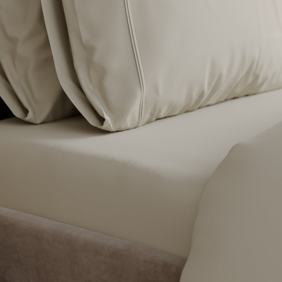 King Bedsheet - Luxe Hotel Satin Soft Cotton - 1200 Thread Count