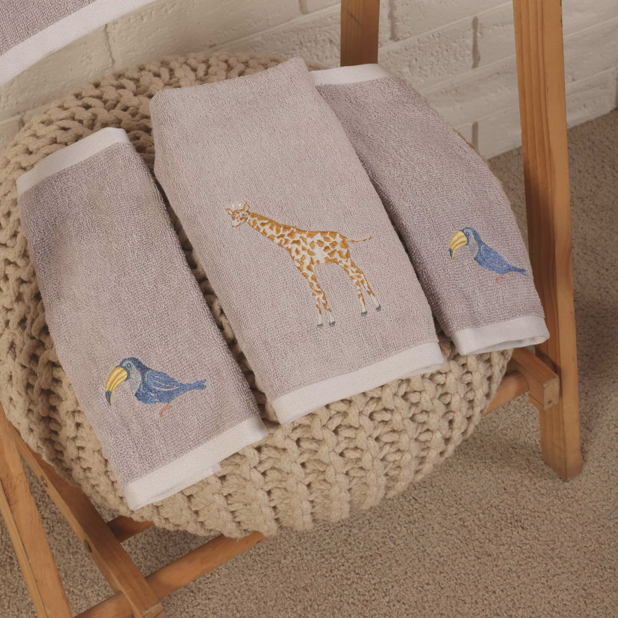 Baby It's A Wild World Hand & Face Towels (Set of 3)