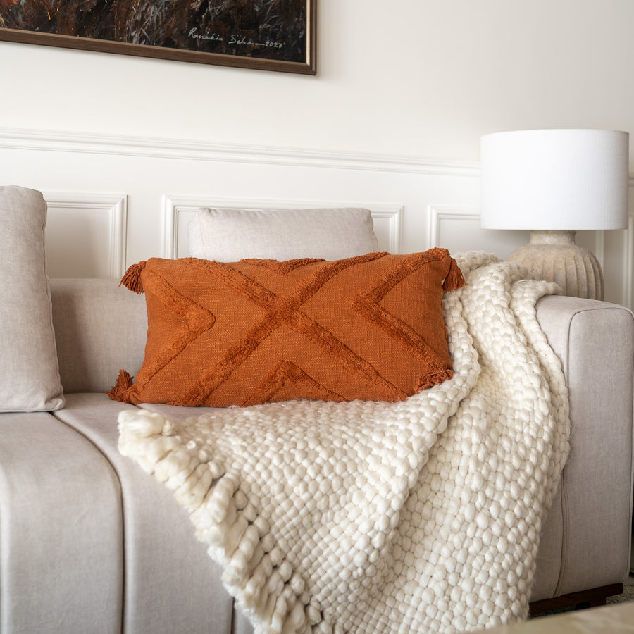 Kelae Rust Cushion Cover