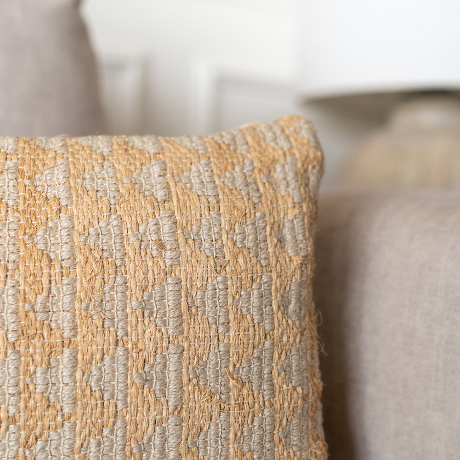 Jute Blend Cushion Cover