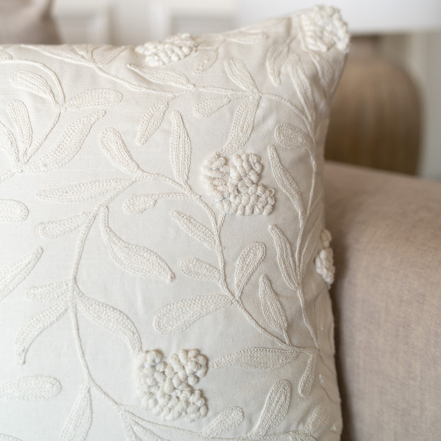 Mystic Garden - Cream Cushion Cover