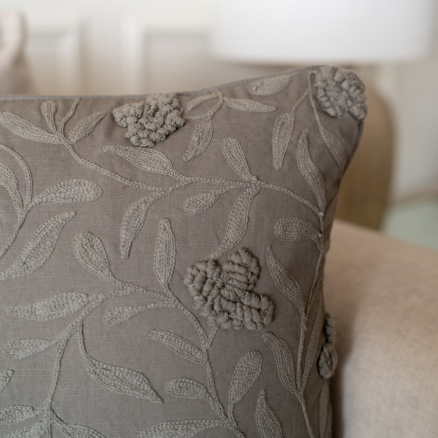 Mystic Garden - Grey Cushion Cover