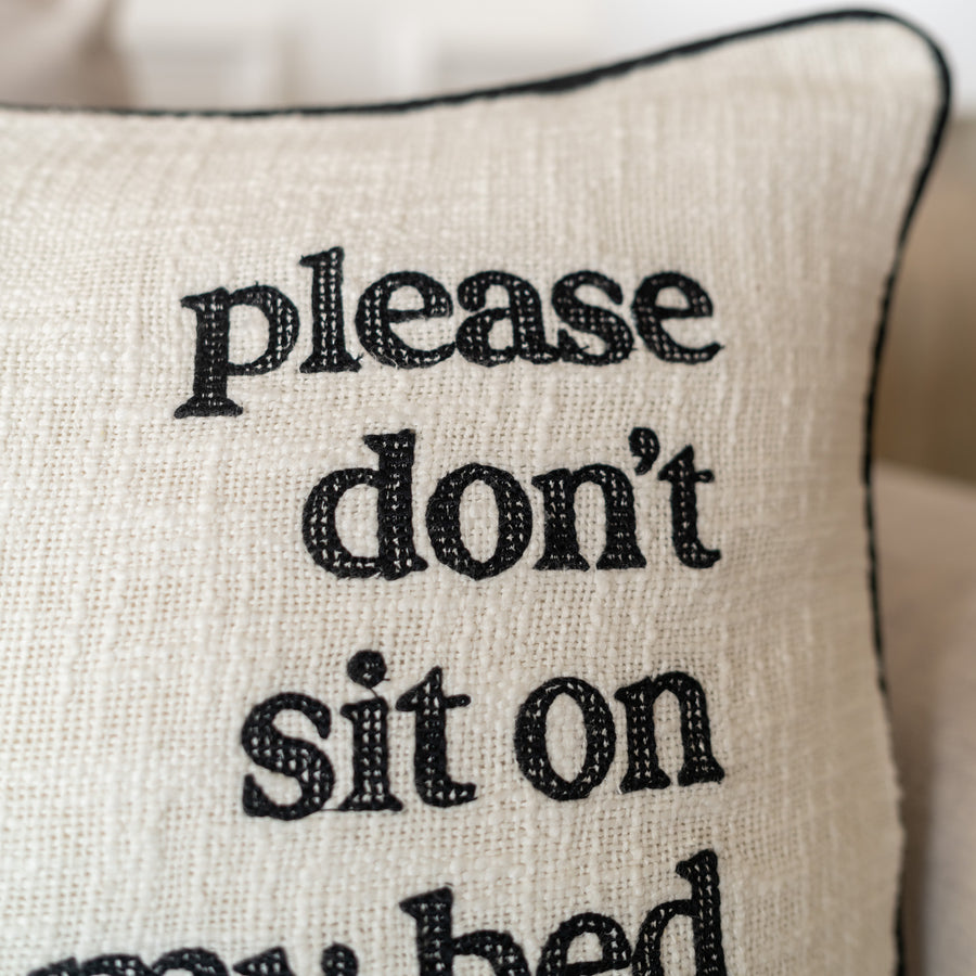 Please don't sit - Cushion Cover