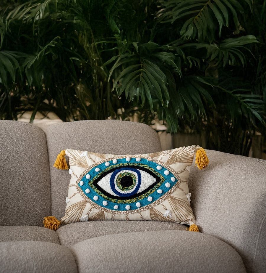 Evil Eye Cushion Cover