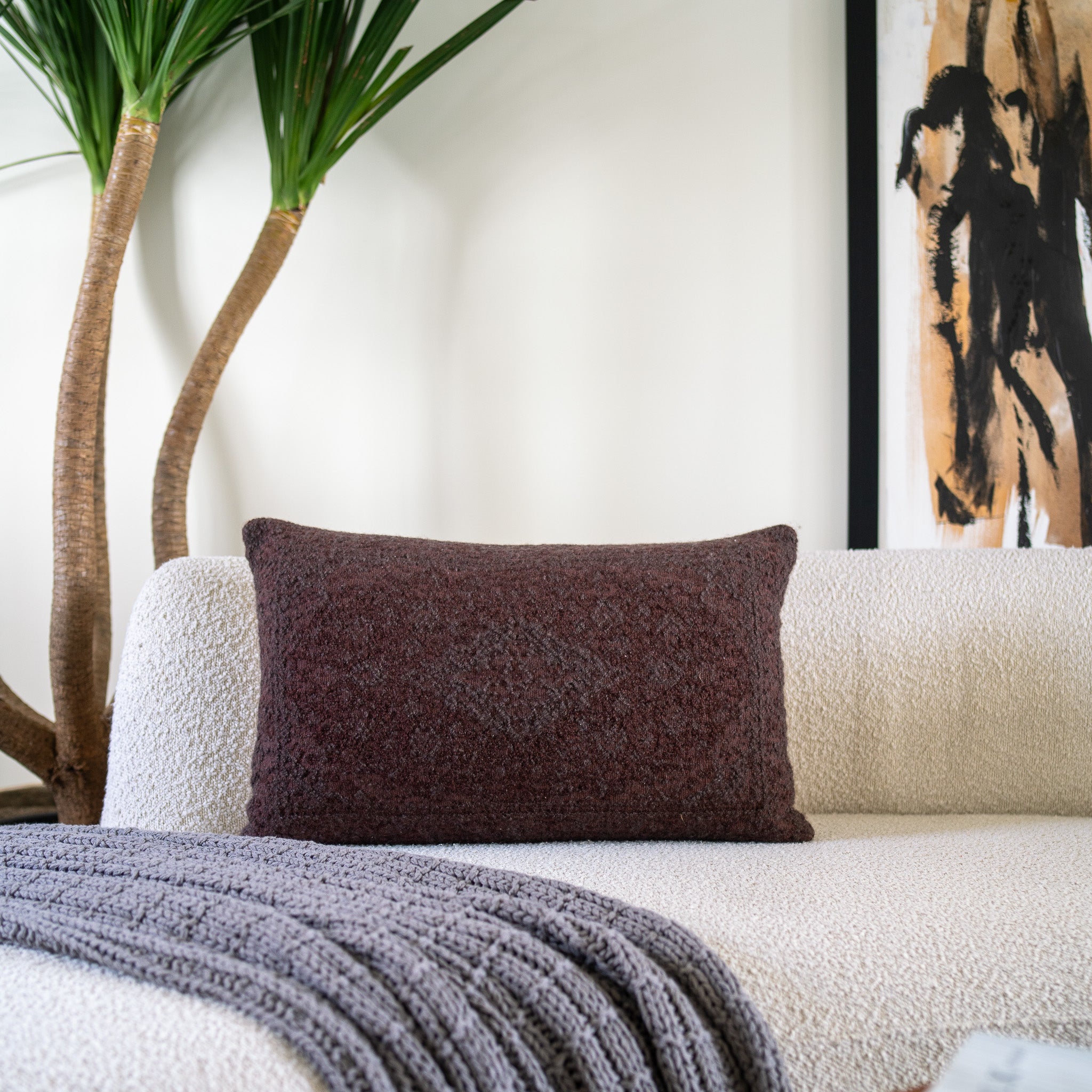 Burnt Sienna Paize Cushion cover – AA Living