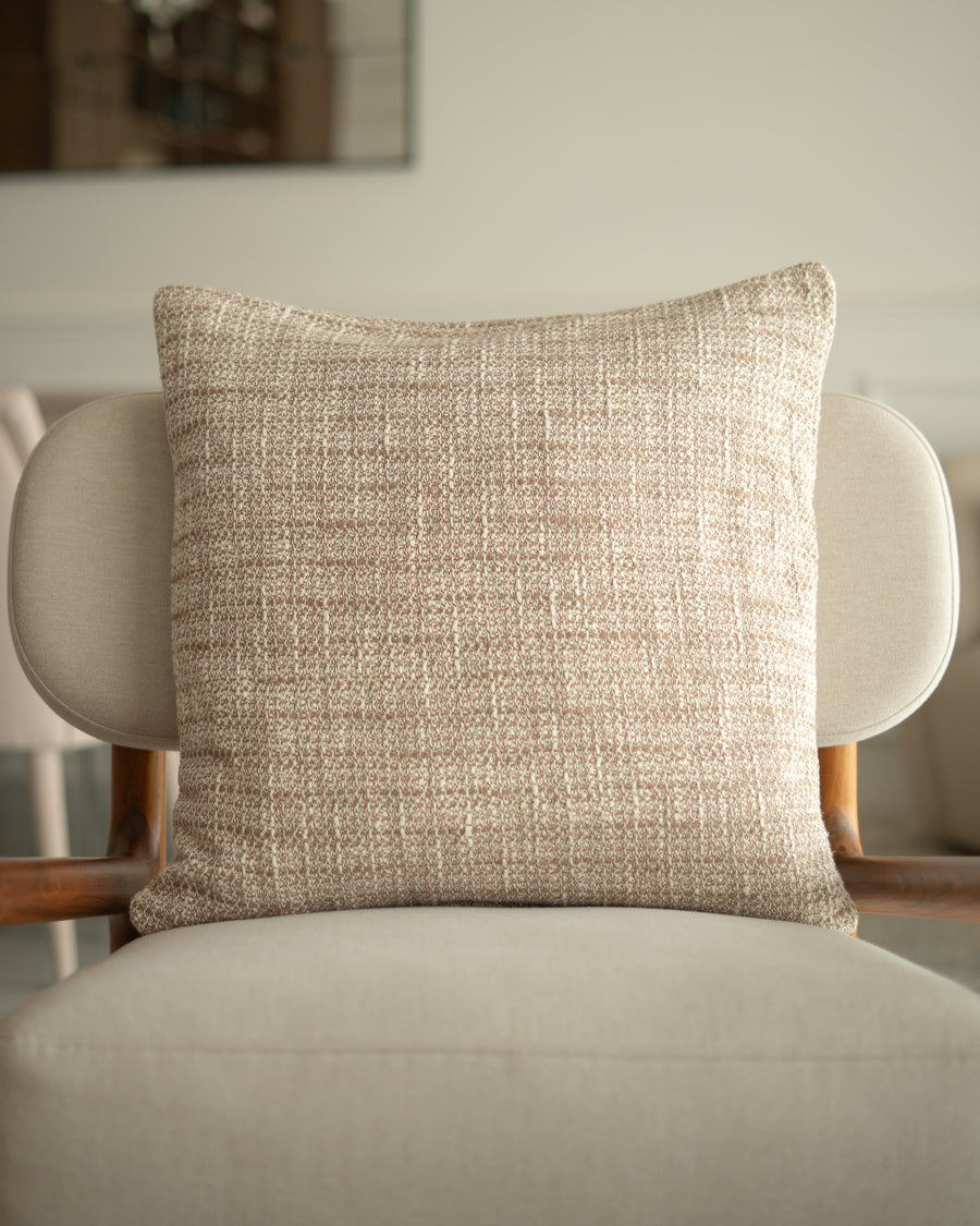 Oversized Mesa Taupe  Cushion Cover