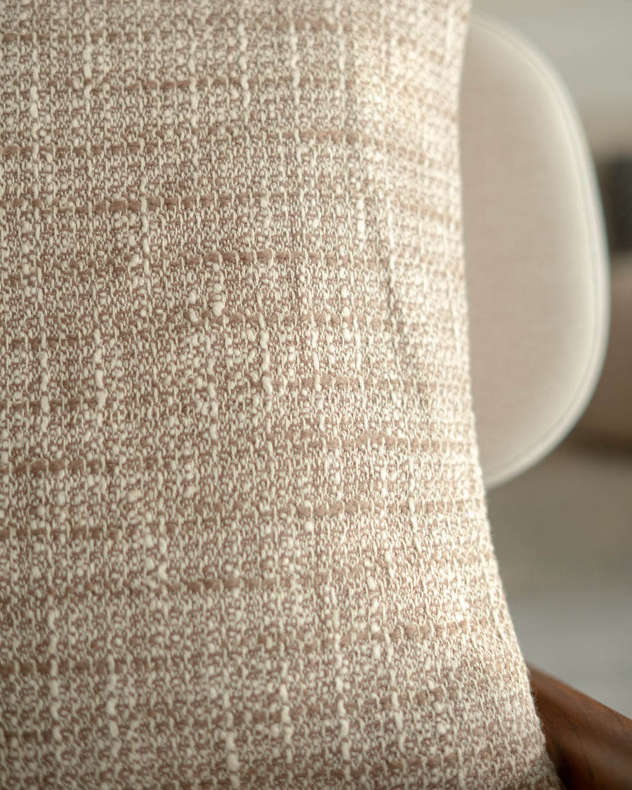 Oversized Mesa Taupe  Cushion Cover