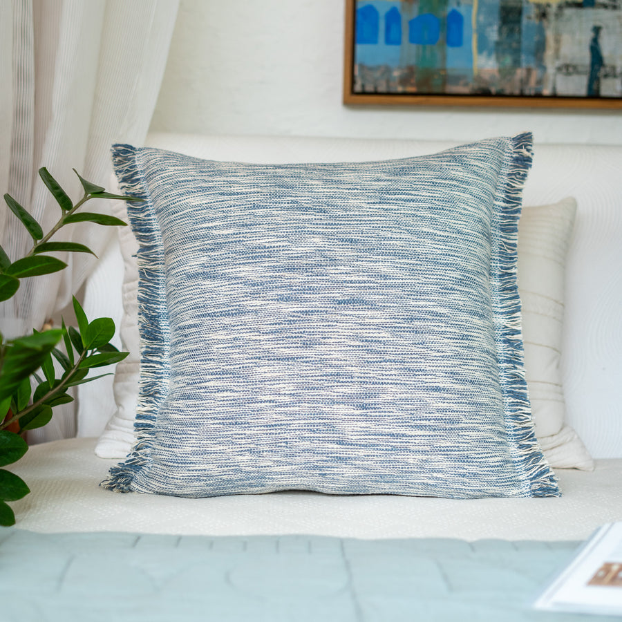 Etched Bleusian Cushion Cover