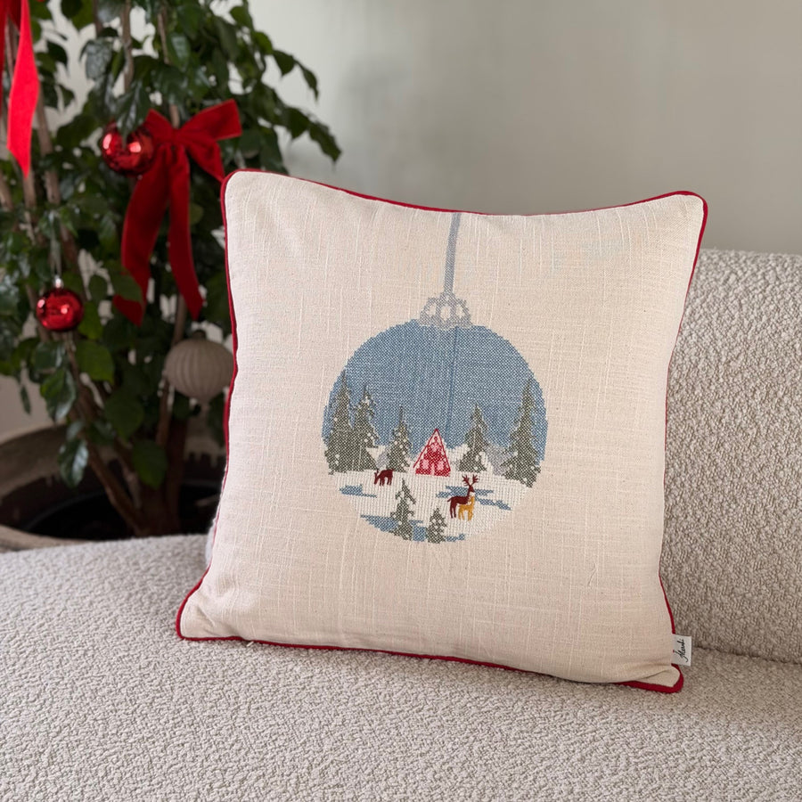 Cross Stitch Oranment Cushion cover