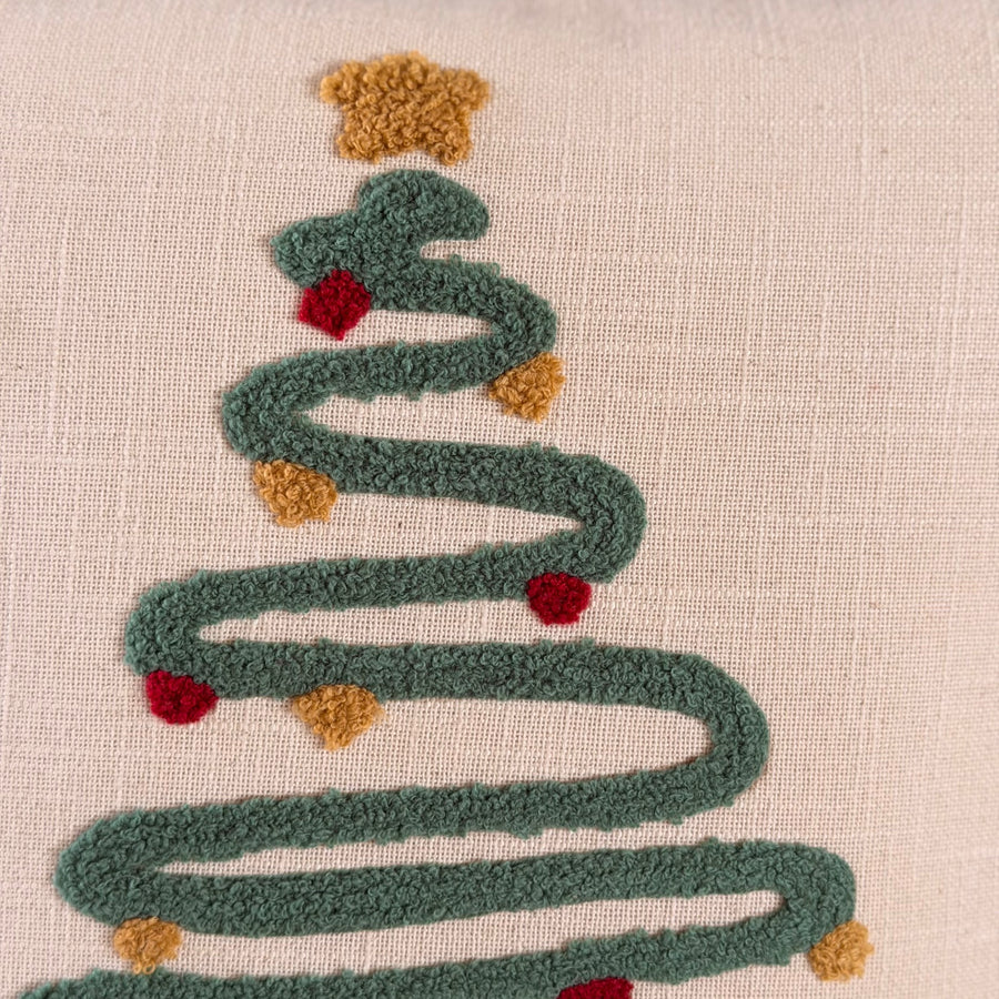String lihgts Tree Cushion cover