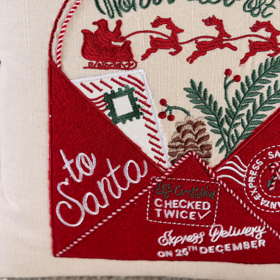 Speed post to Santa Cushion cover