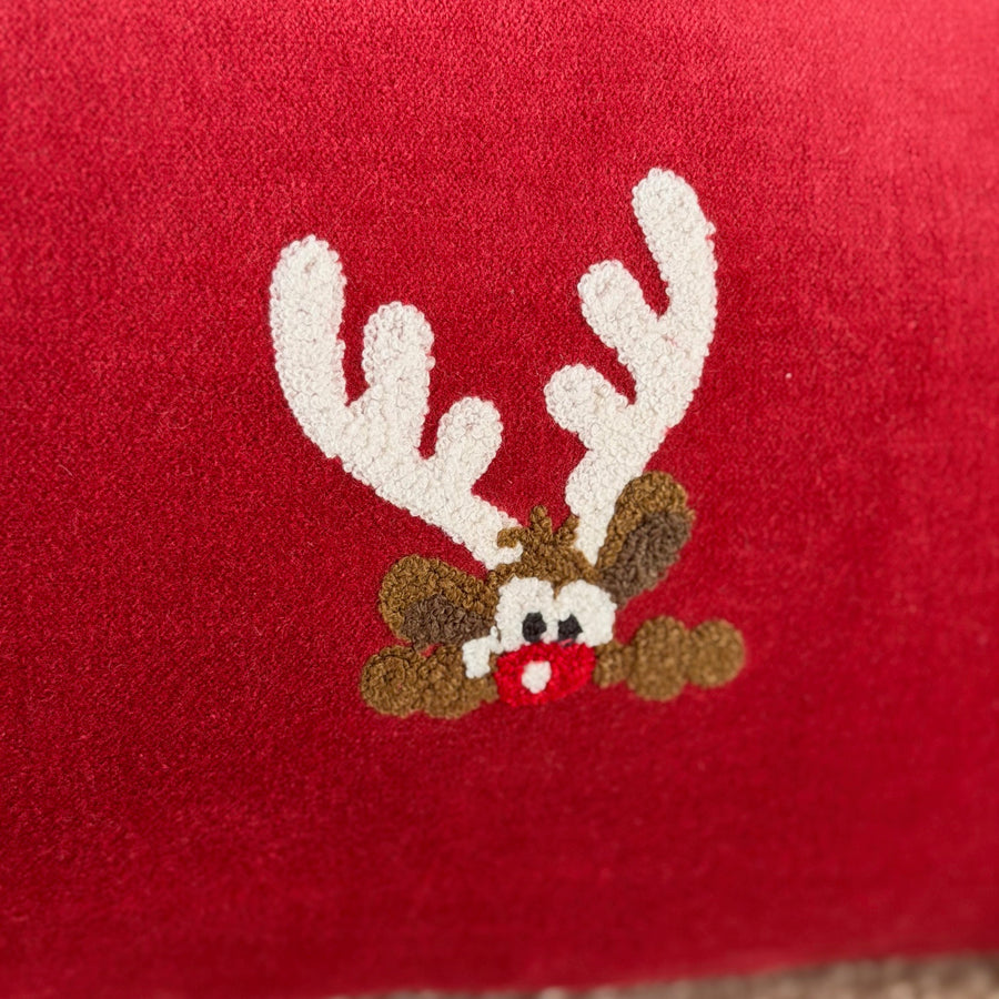 Reindeer cheer Cushion cover