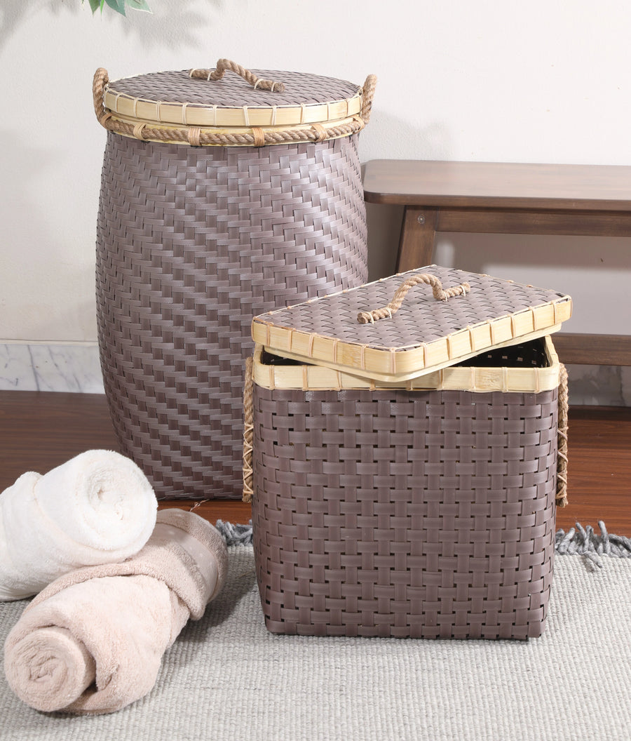 Bamboo Container Indiana Brown Basket