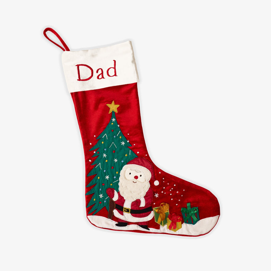 Happy Santa Stocking