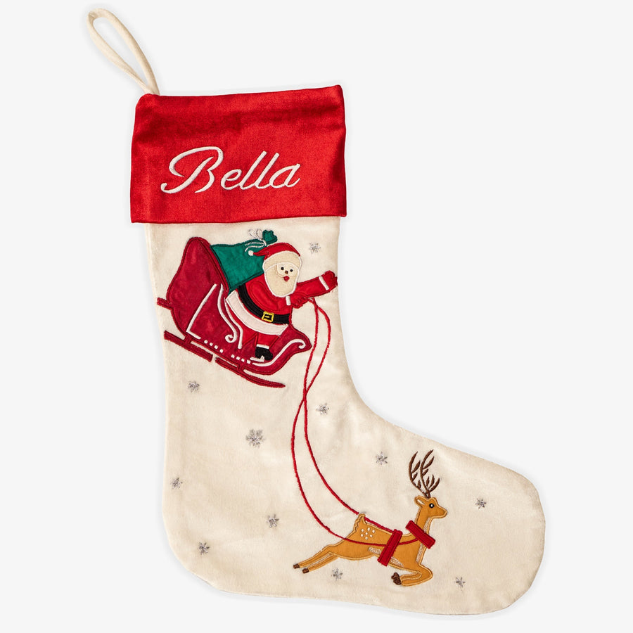 Santa's Sleigh Stocking