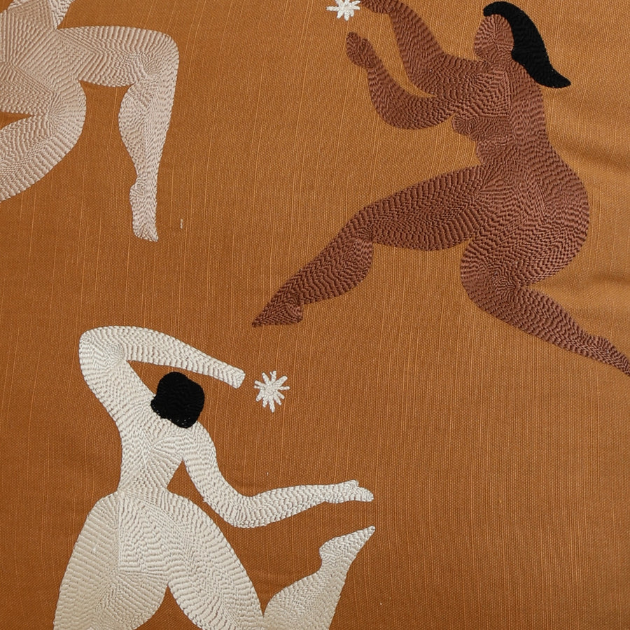 Moonlight Dancer  - Terracotta Cushion Cover