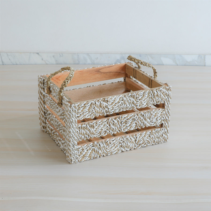 Seaweed Box - Natural/White