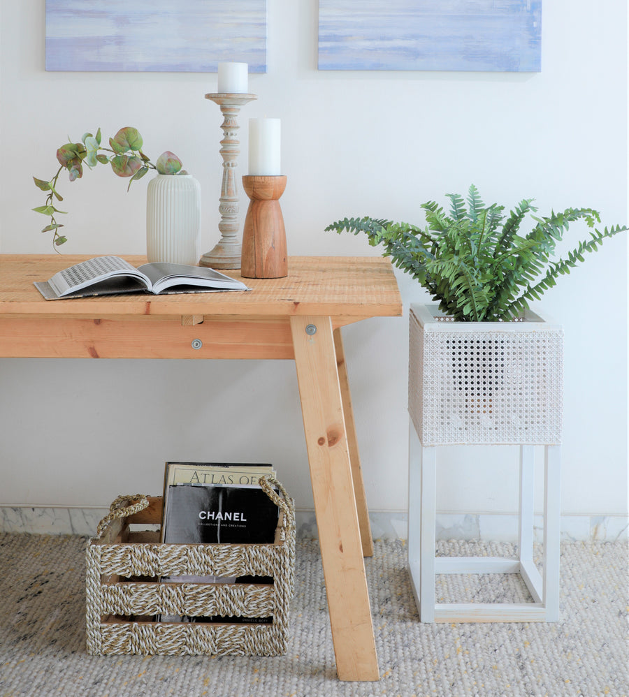 Seaweed Box - Natural/White