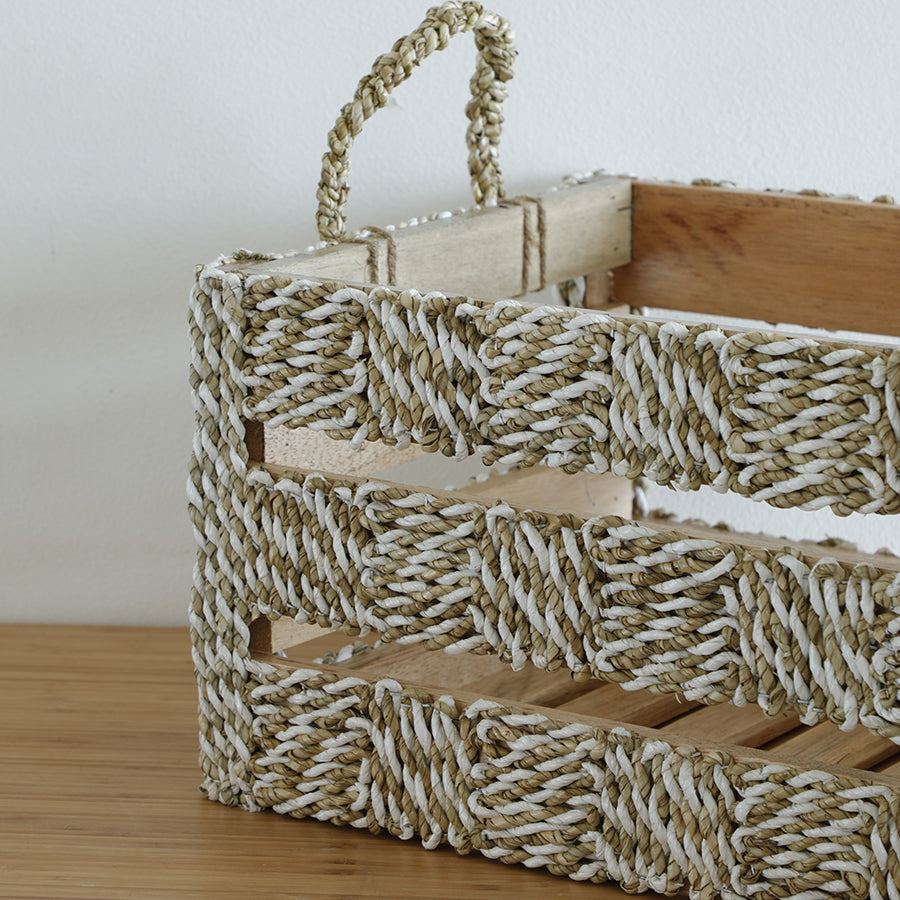 Seaweed Box - Natural/White