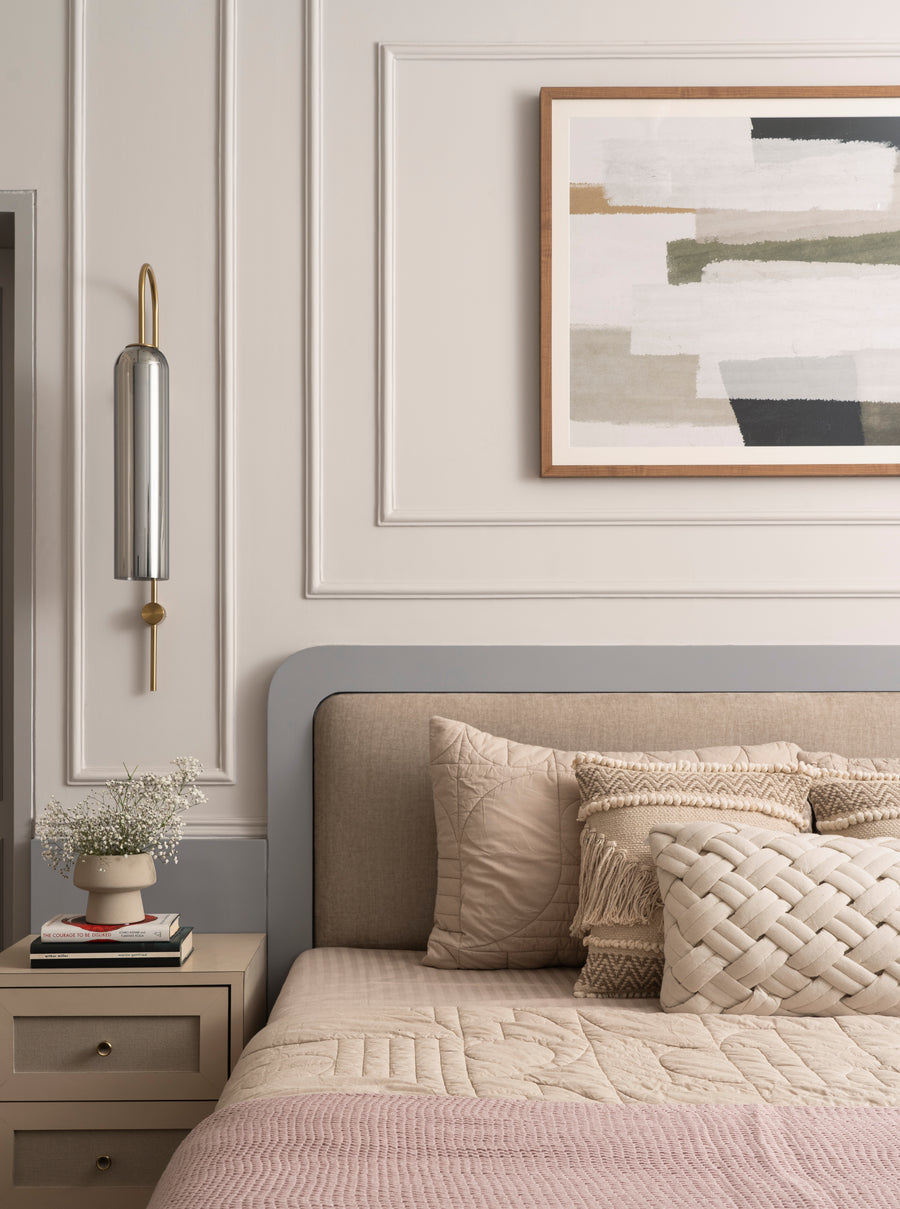 Acolcha Cross Vanilla Cushion Cover