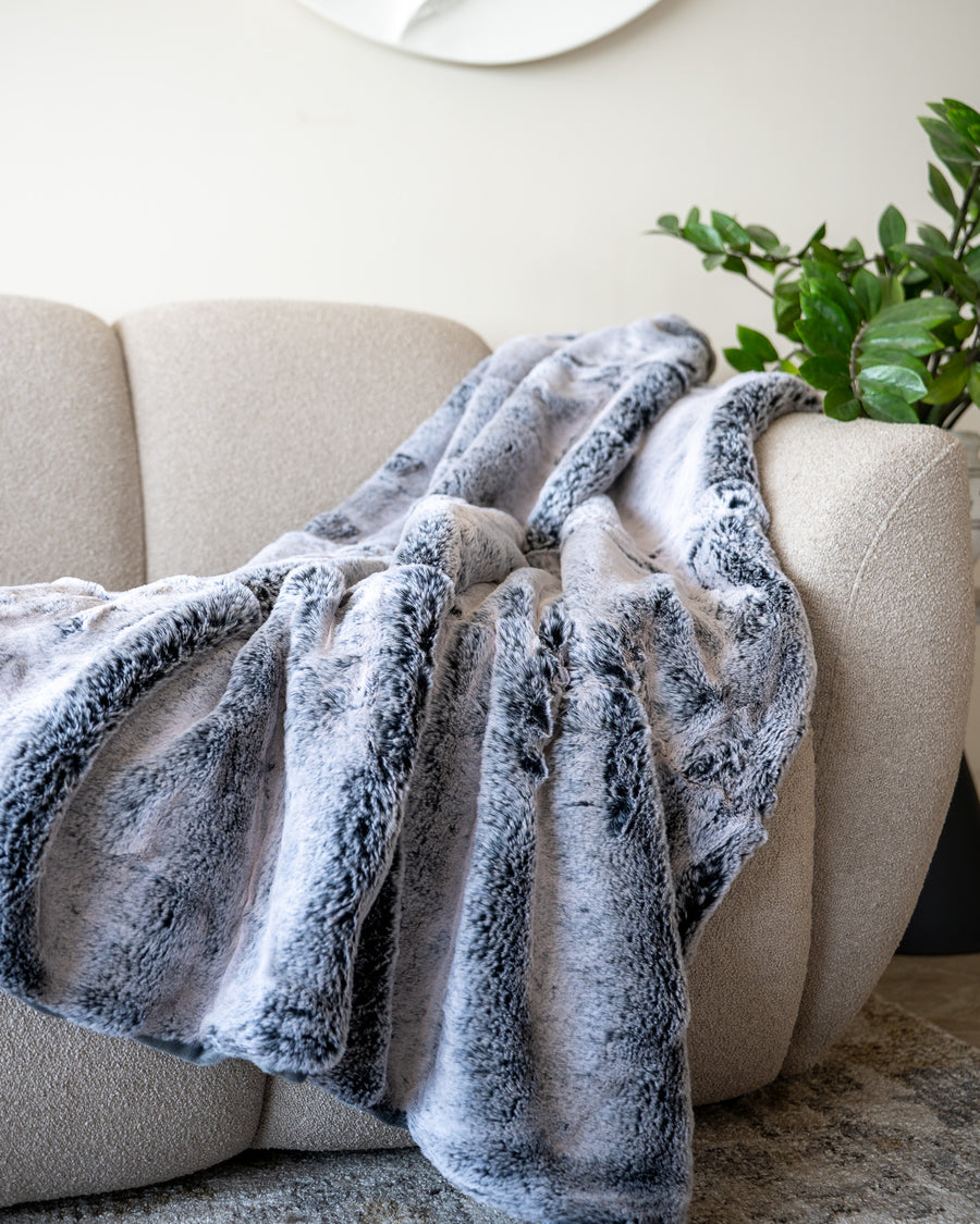 Celestial Wolf Fur Throw - Main Image