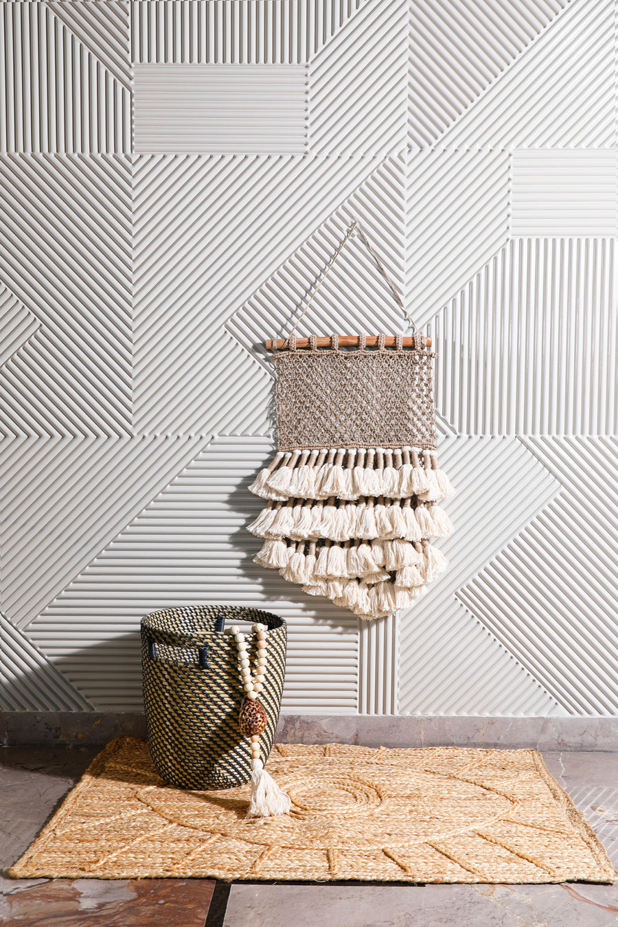 Twisted Tassel Wall Hanger