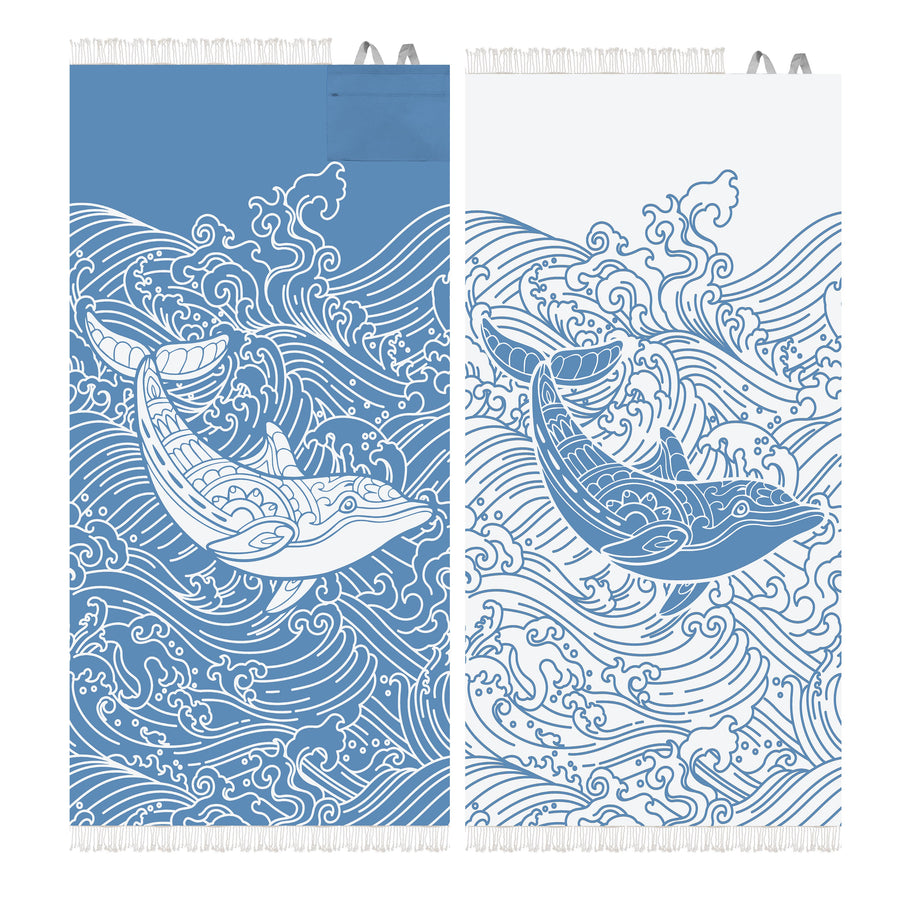 2-in-1 Beach Towel and Bag