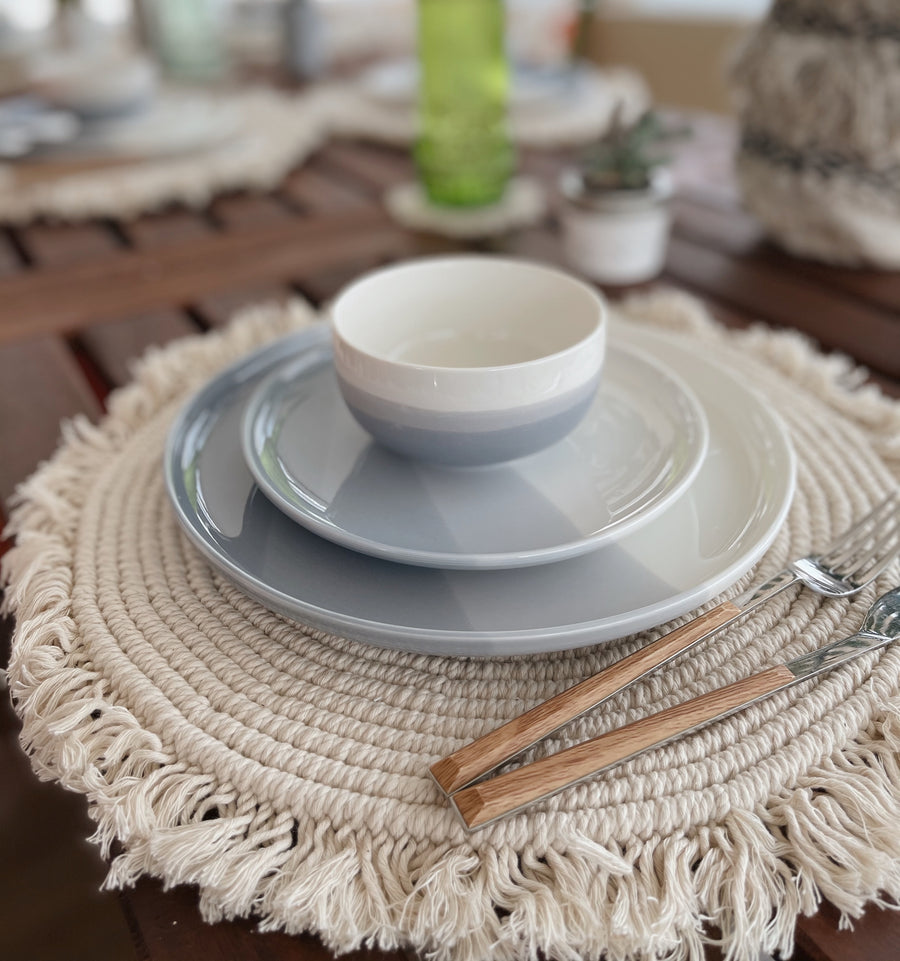 Bella Macrame Round Placemat (Colours Available)