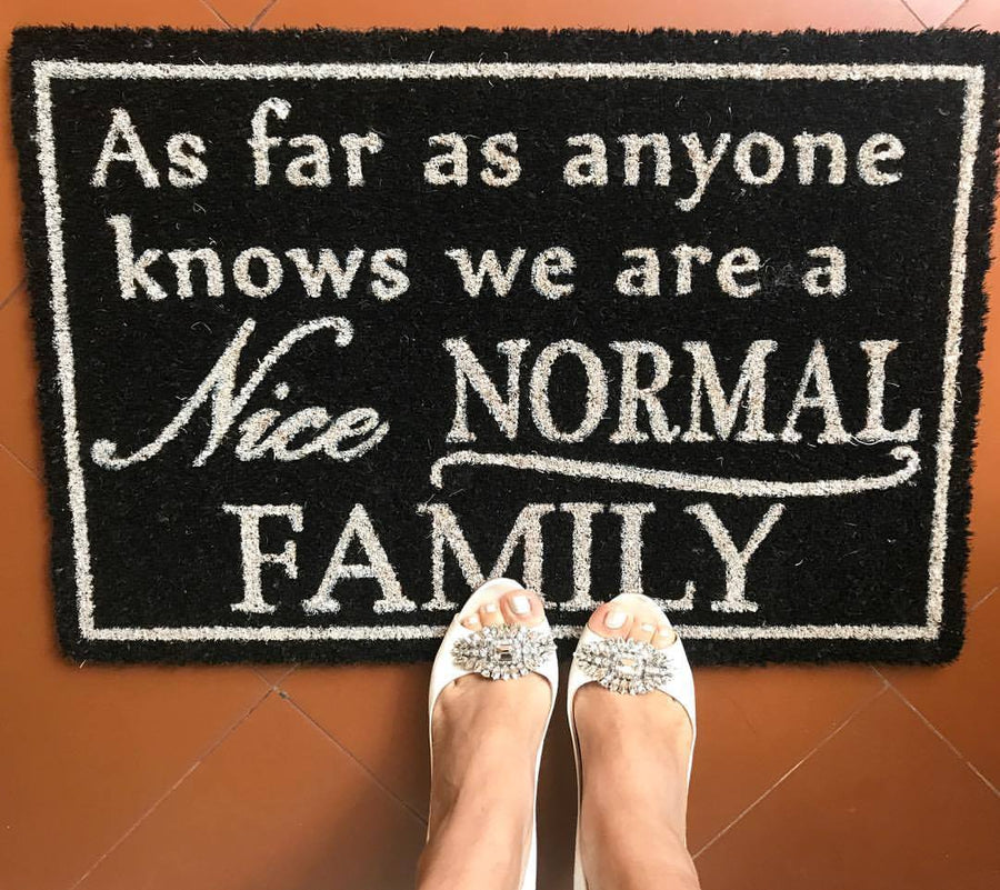 Normal Family Front Door Mat