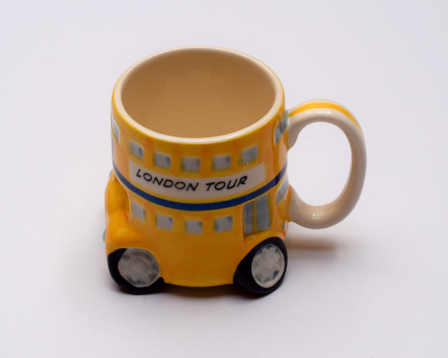 London Bus Milk Mug - Yellow