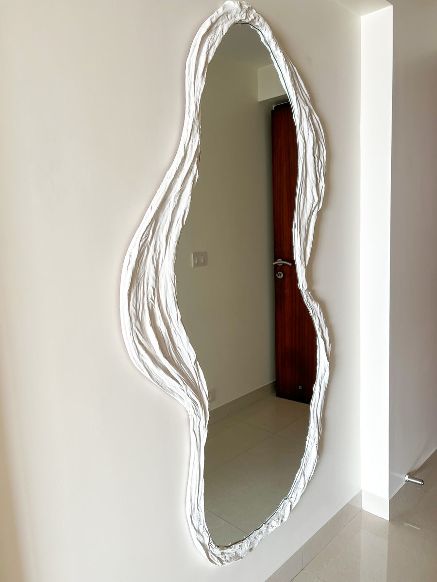 Handmade Structured Flow Mirror