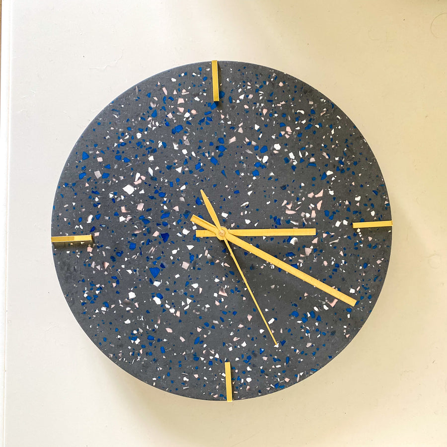 Handmade Terrazzo Clock
